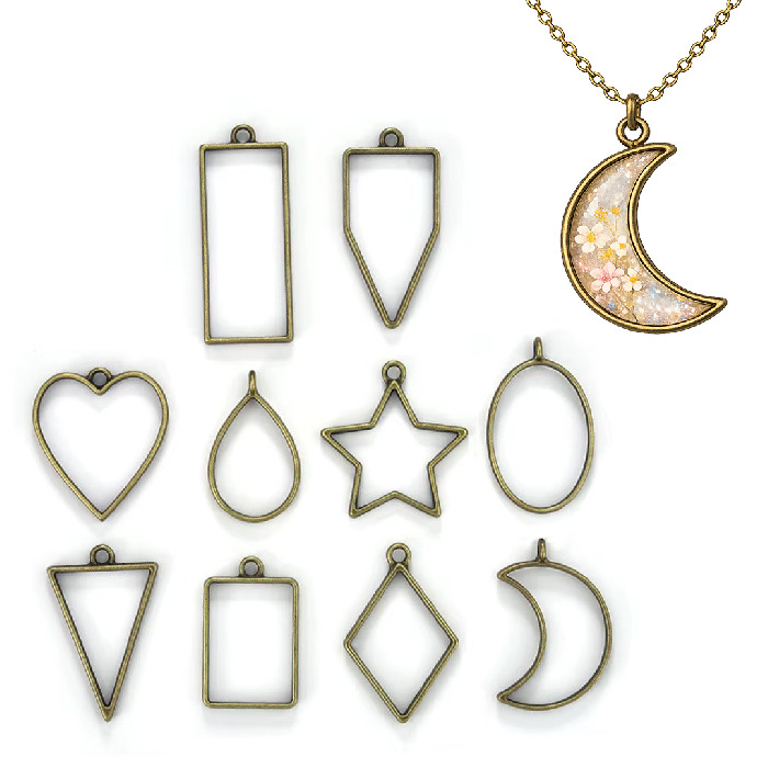 Set de 10 Biseles Metálicos Cobre Oscuro - BLUV10 :: ISERIQ